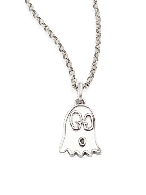 replica gucci necklace|gucci ghost jewelry.